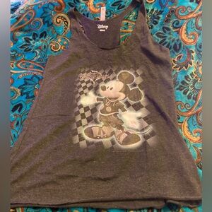 NWOT Small Disney Kingdom Hearts Mickey Pose Junior Tank by Next Level Apparel